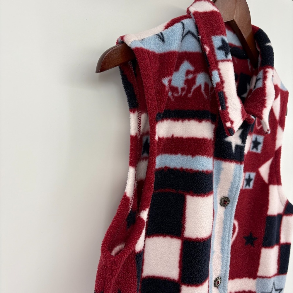 Christopher & Banks Vintage Fleece Vest L - Picture 3 of 9